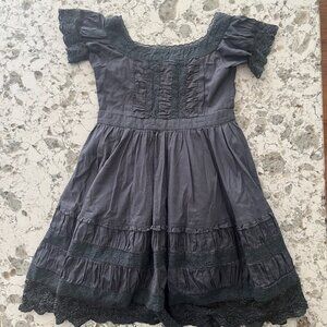 Blu Pony Vintage grey lace dress sz 7